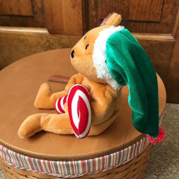 Ty Christmas Bears; Goody w/Gingerbread Yummy w/Peppermint & Tasty w/Candy Cane - Picture 12 of 14